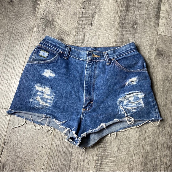 Saint & Noble repurposed high waisted cut offs - Picture 1 of 6